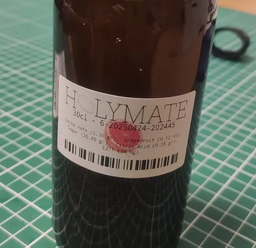 A label on a bottle