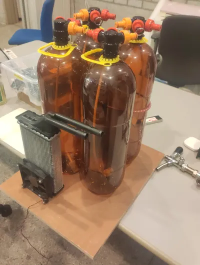 The layout of the box