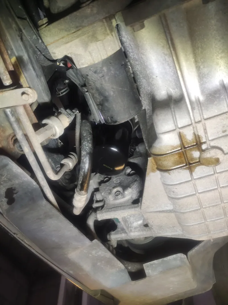 the new filter installed