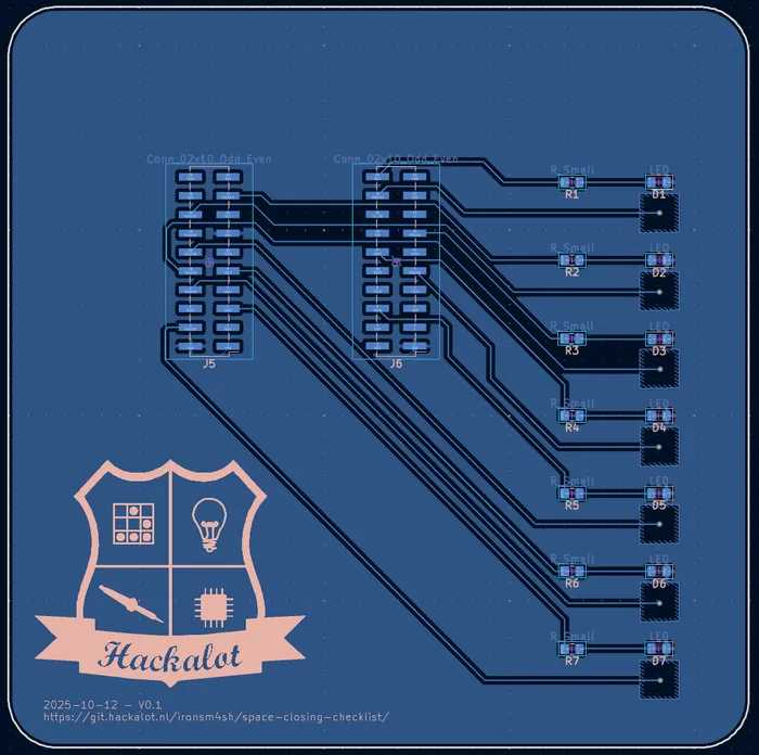 The rear CU layer of my PCB