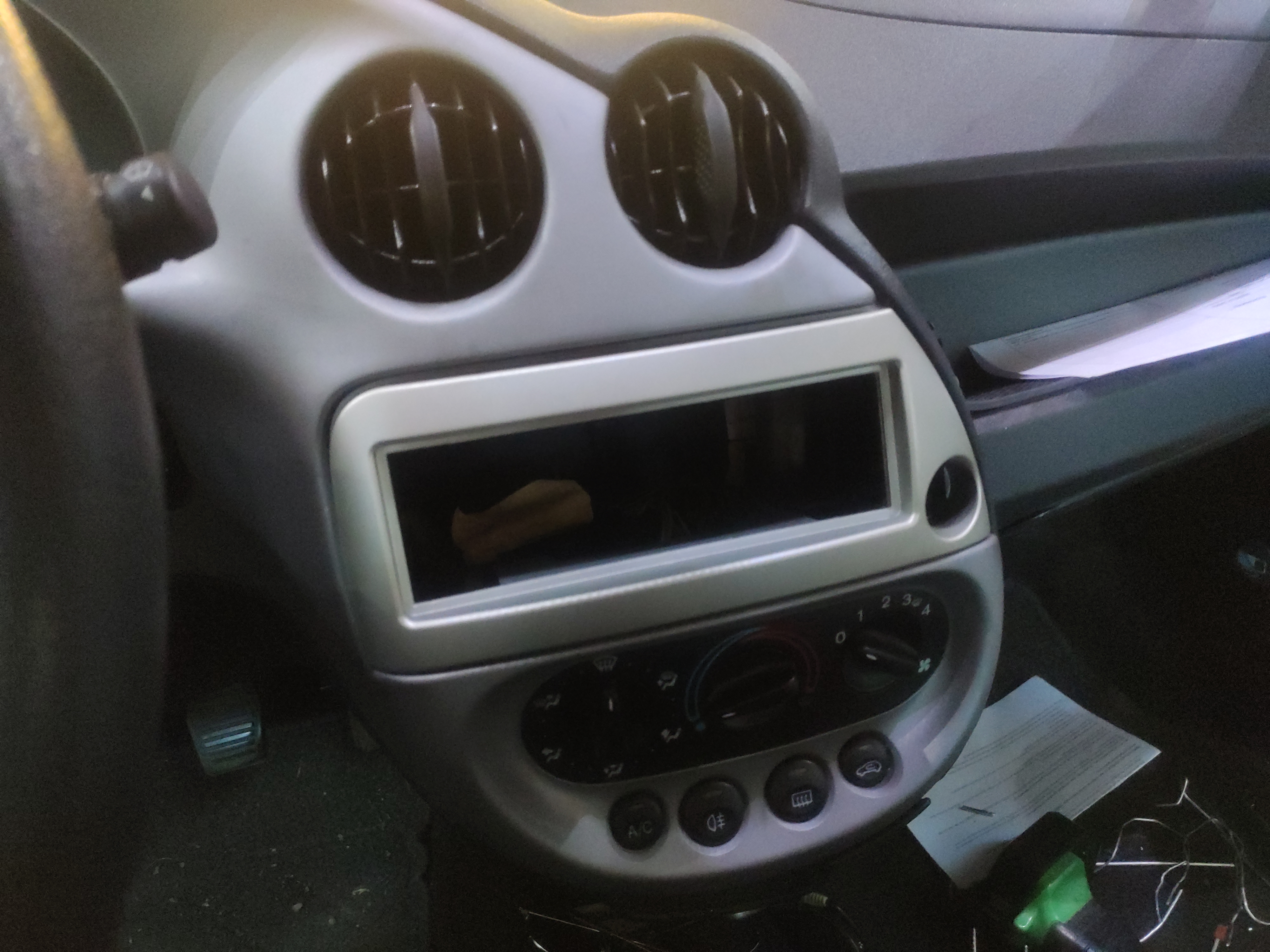 The new plastic cover